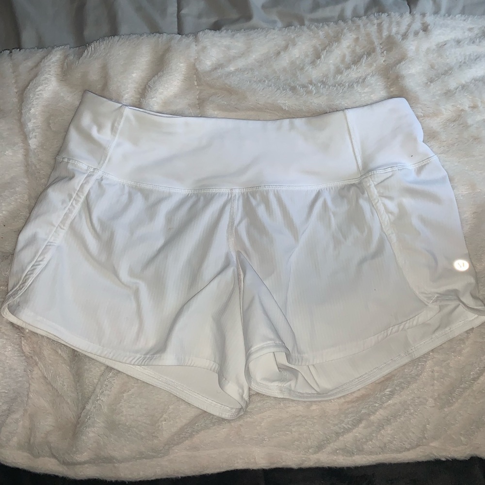 Lululemon White Shorts